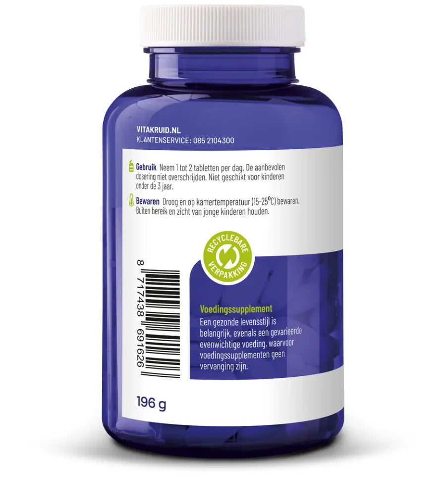 Vitakruid Magnesium 200 complex 90 tabletten (afbeelding 2)