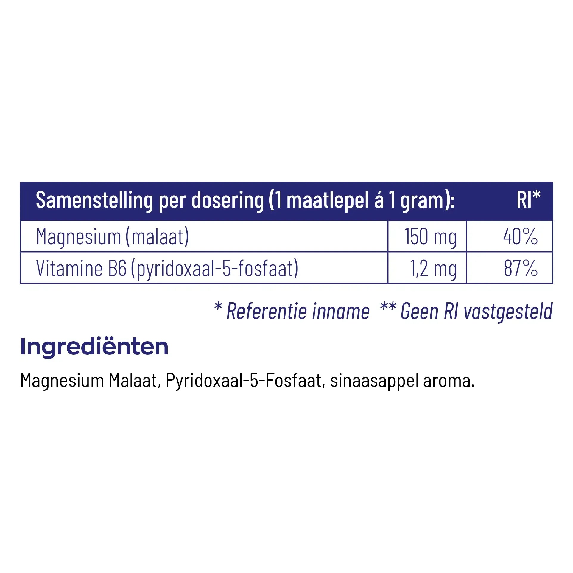 Vitakruid Magnesium Malaat met P-5-P 120 gram