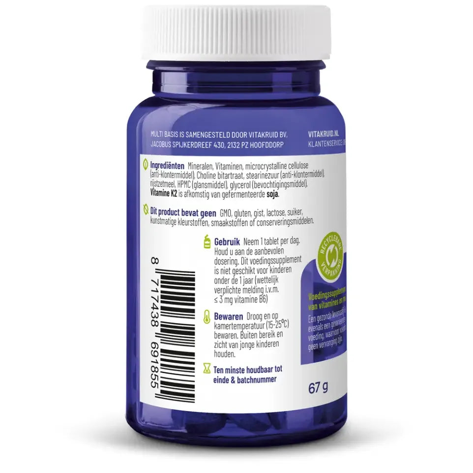 Vitakruid Multi basis 30 tabletten (afbeelding 2)