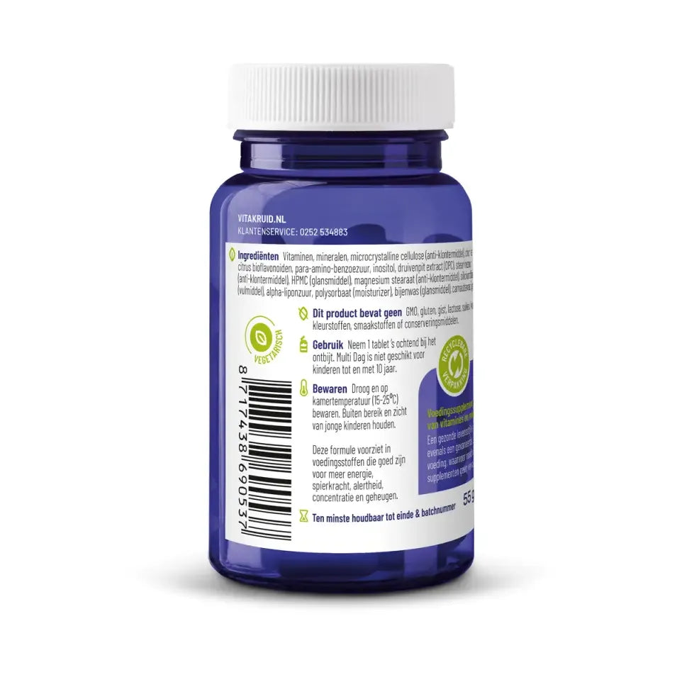 Vitakruid Multi dag 30 tabletten (afbeelding 2)