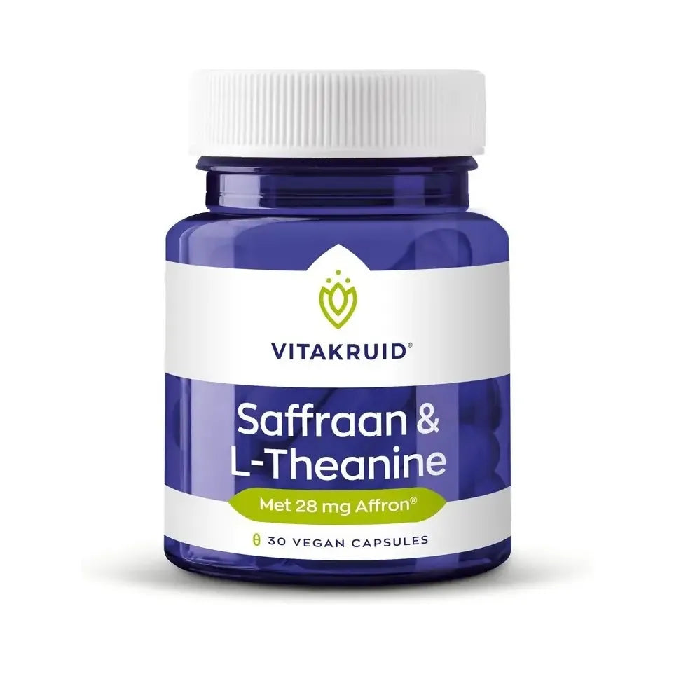 Vitakruid Saffraan & L-Theanine 30 vcaps (afbeelding 1)