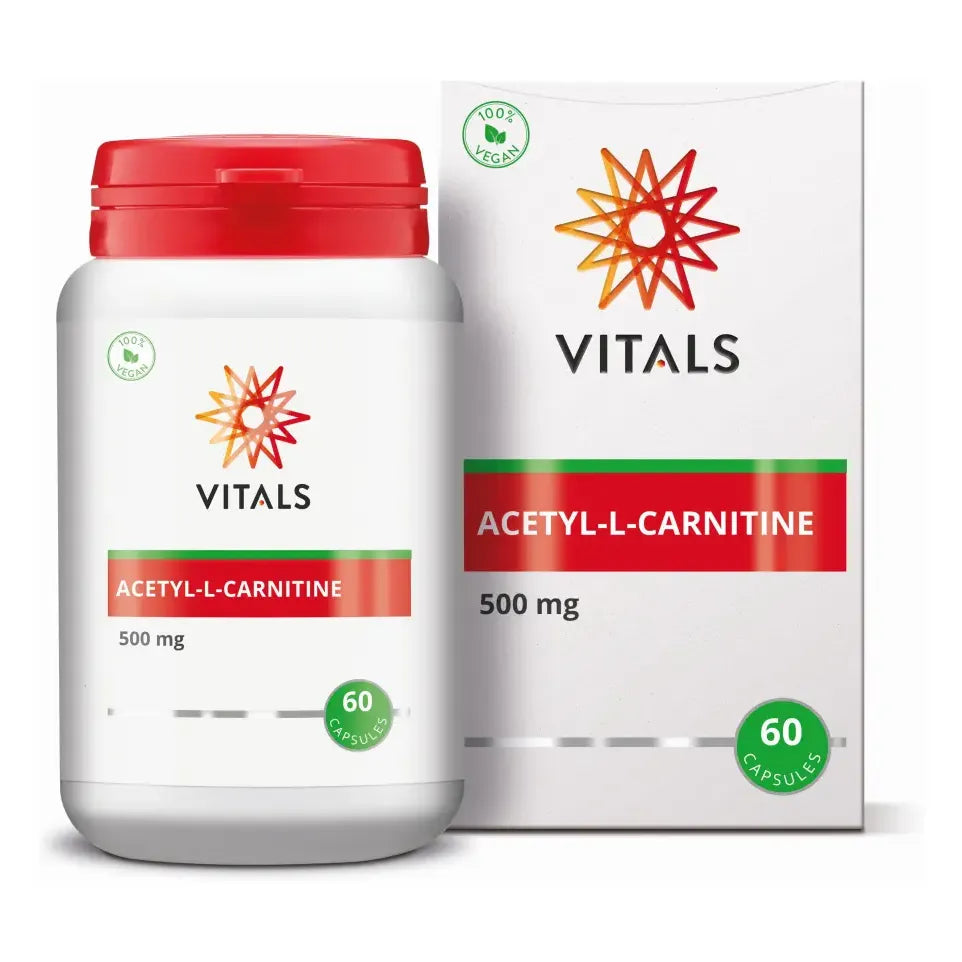 Vitals Acetyl-L-carnitine 500 mg 60 vcaps