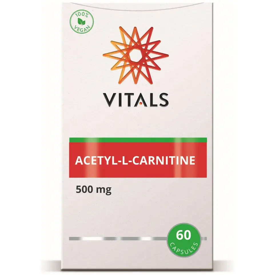 Vitals Acetyl-L-carnitine 500 mg 60 vcaps