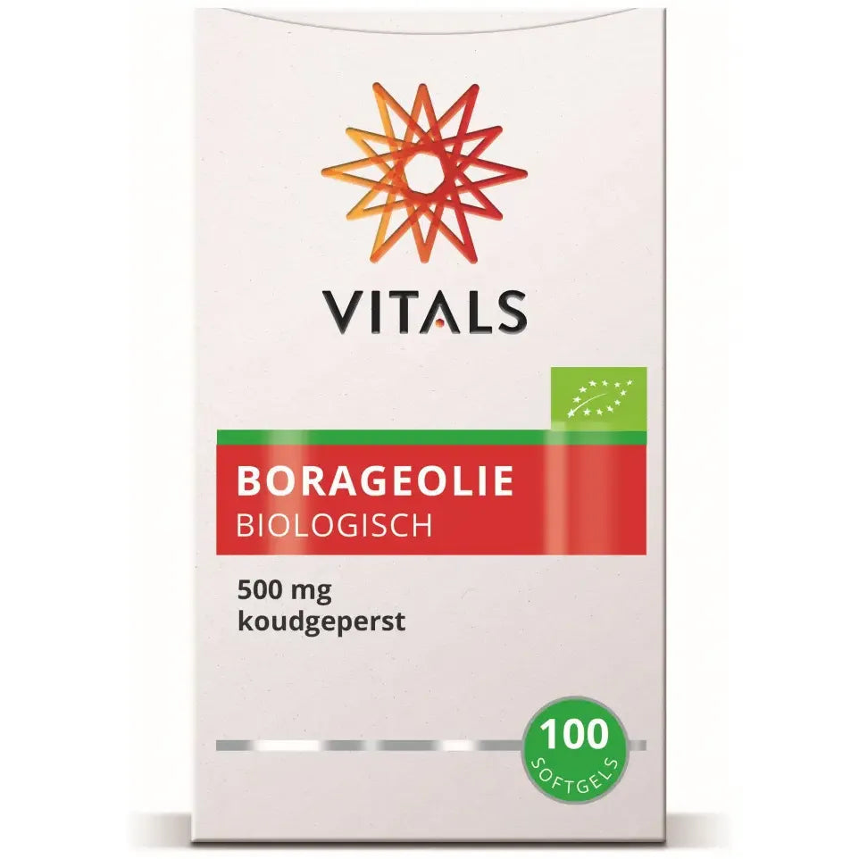 Vitals Borageolie 500 mg 100 softgels