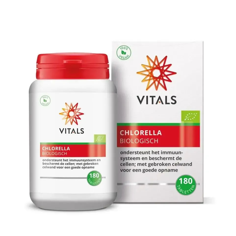 Vitals Chlorella biologisch 180 tabletten