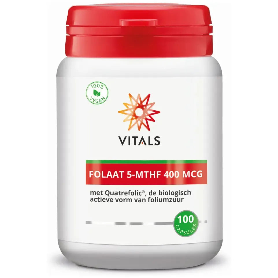 Vitals Folaat 5-MTHF 400 mcg 100 capsules