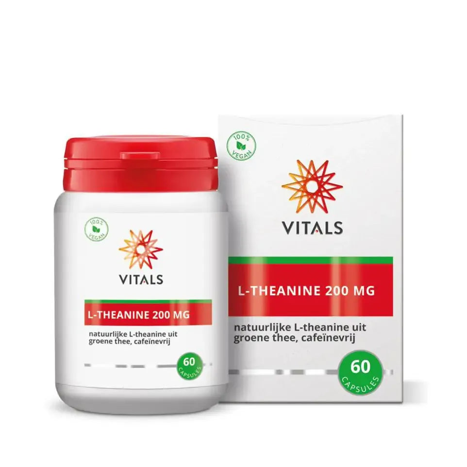 Vitals L-Theanine 200 mg 60 vcaps