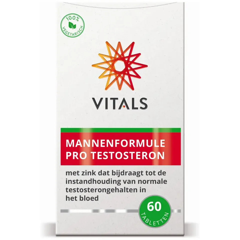 Vitals Mannenformule Pro Testosteron 60 tabletten