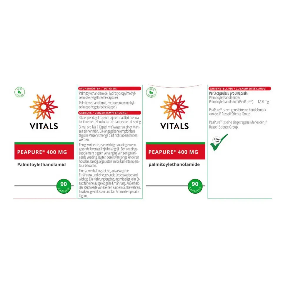 Vitals PeaPure 90 vcaps