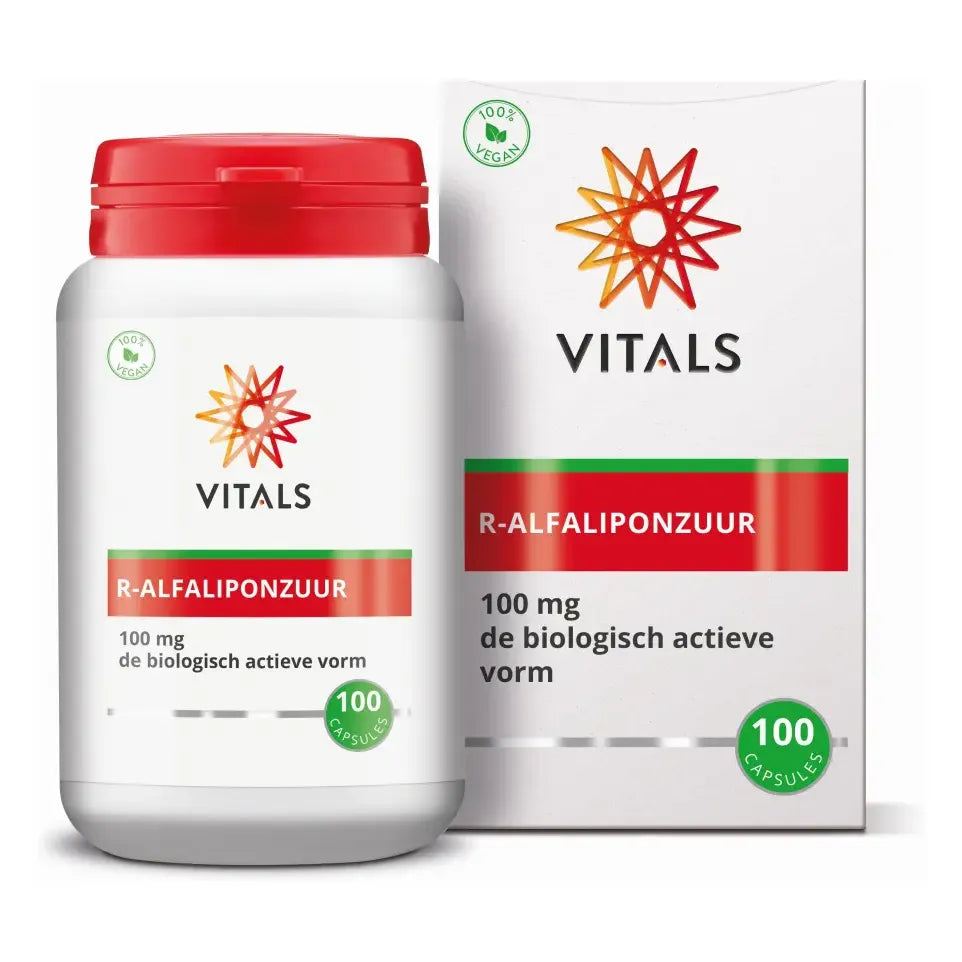 Vitals R-alfaliponzuur 100 capsules