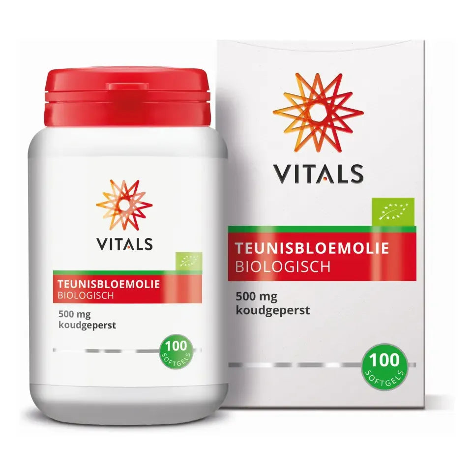 Vitals Teunisbloemolie 500 mg 100 softgels