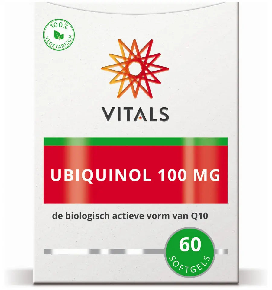 Vitals Ubiquinol 100 mg 60 capsules (afbeelding 3)