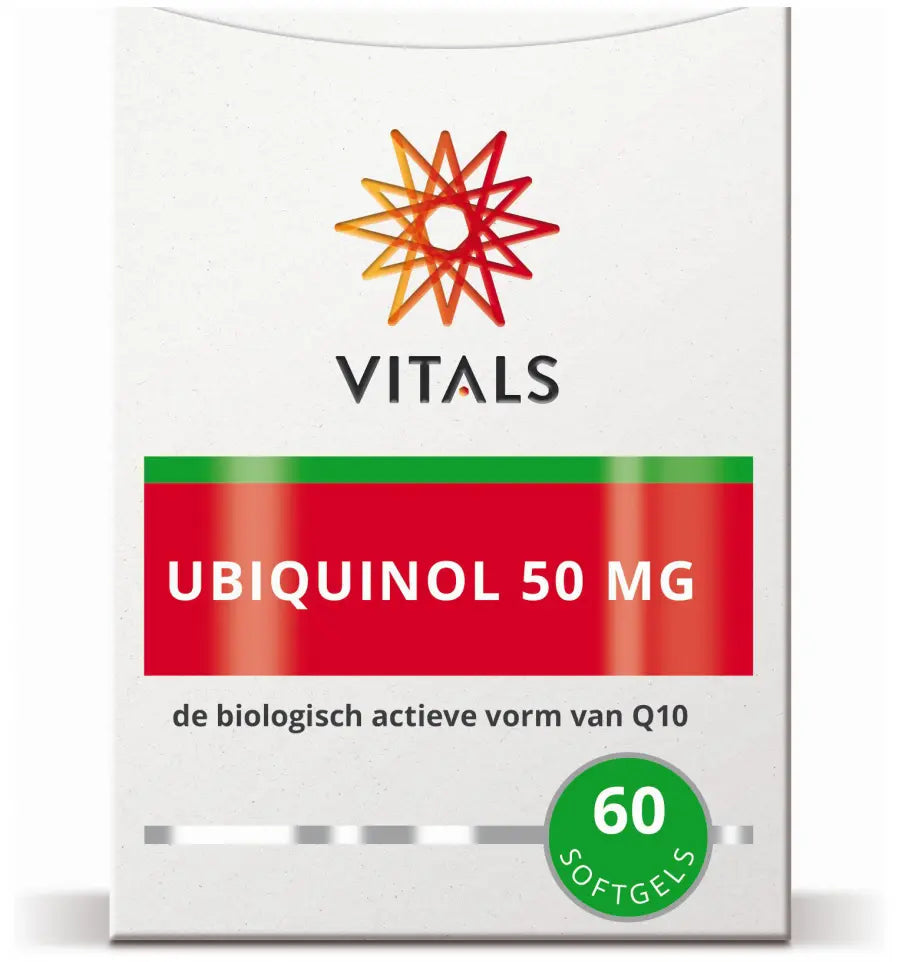 Vitals Ubiquinol 50 mg 60 softgels (afbeelding 3)