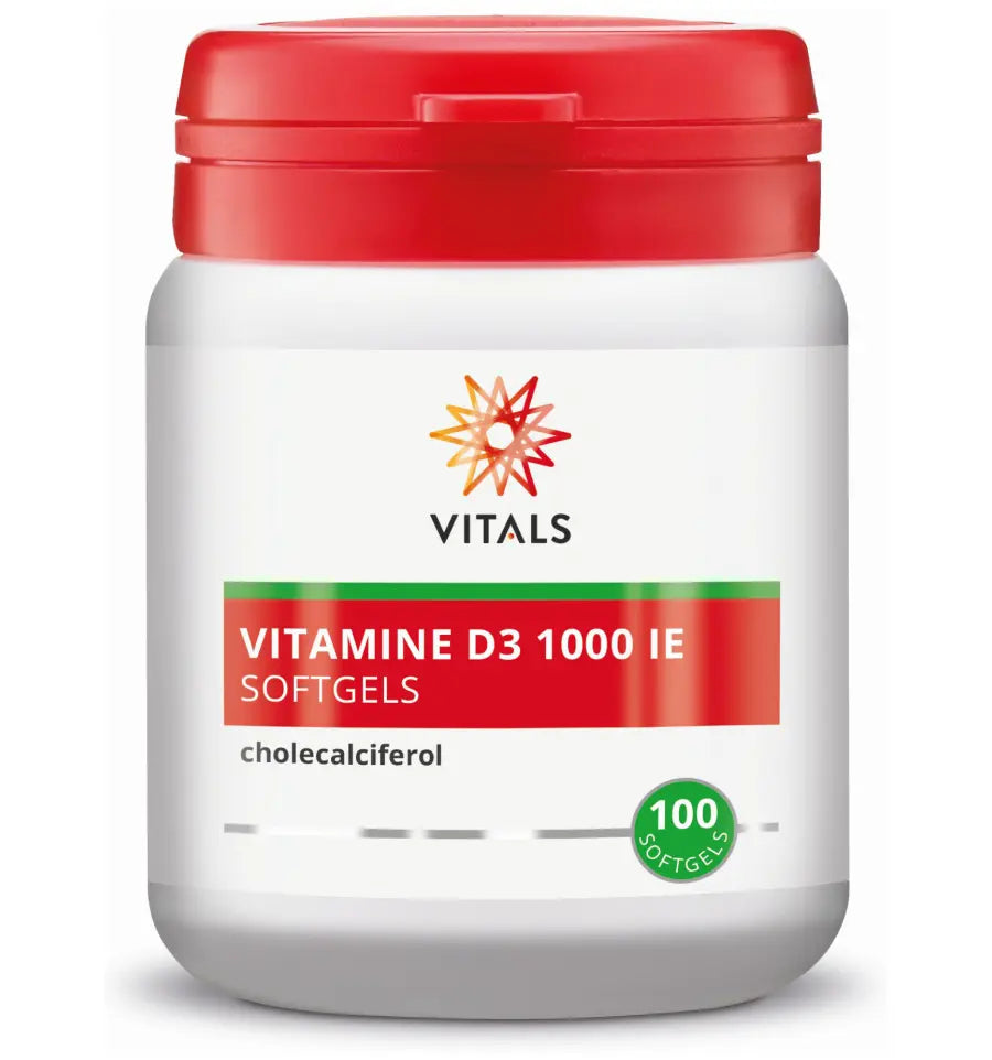 Vitals Vitamine D3 25 mcg 100 softgels