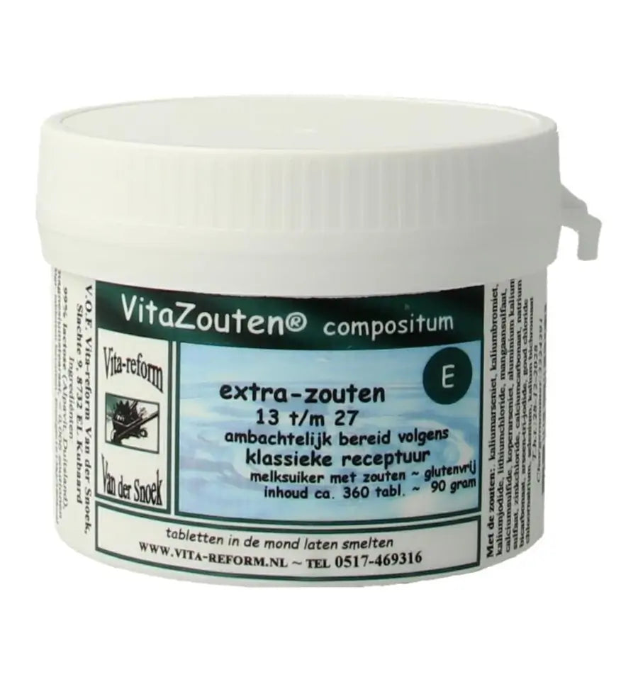 Vitazouten compositum extra 13 t/m 27 400 tabletten
