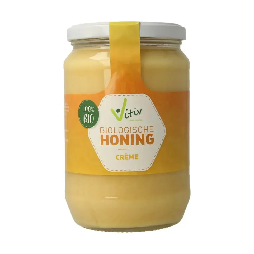 Vitiv honing creme biologisch 900 gram