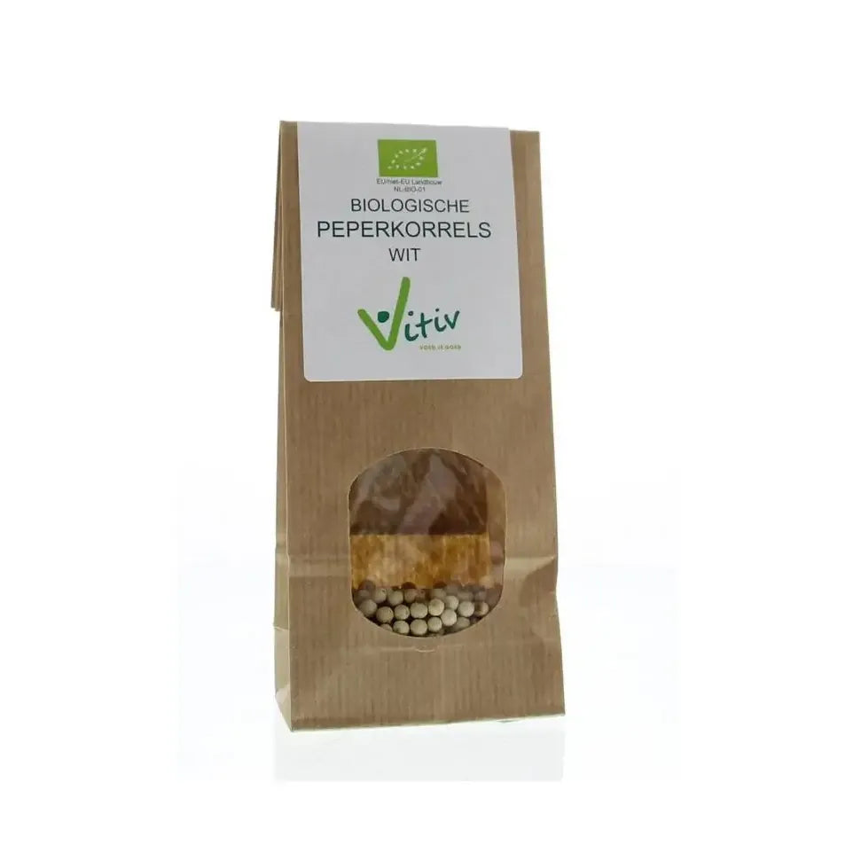 Vitiv Peperkorrels wit 40 gram