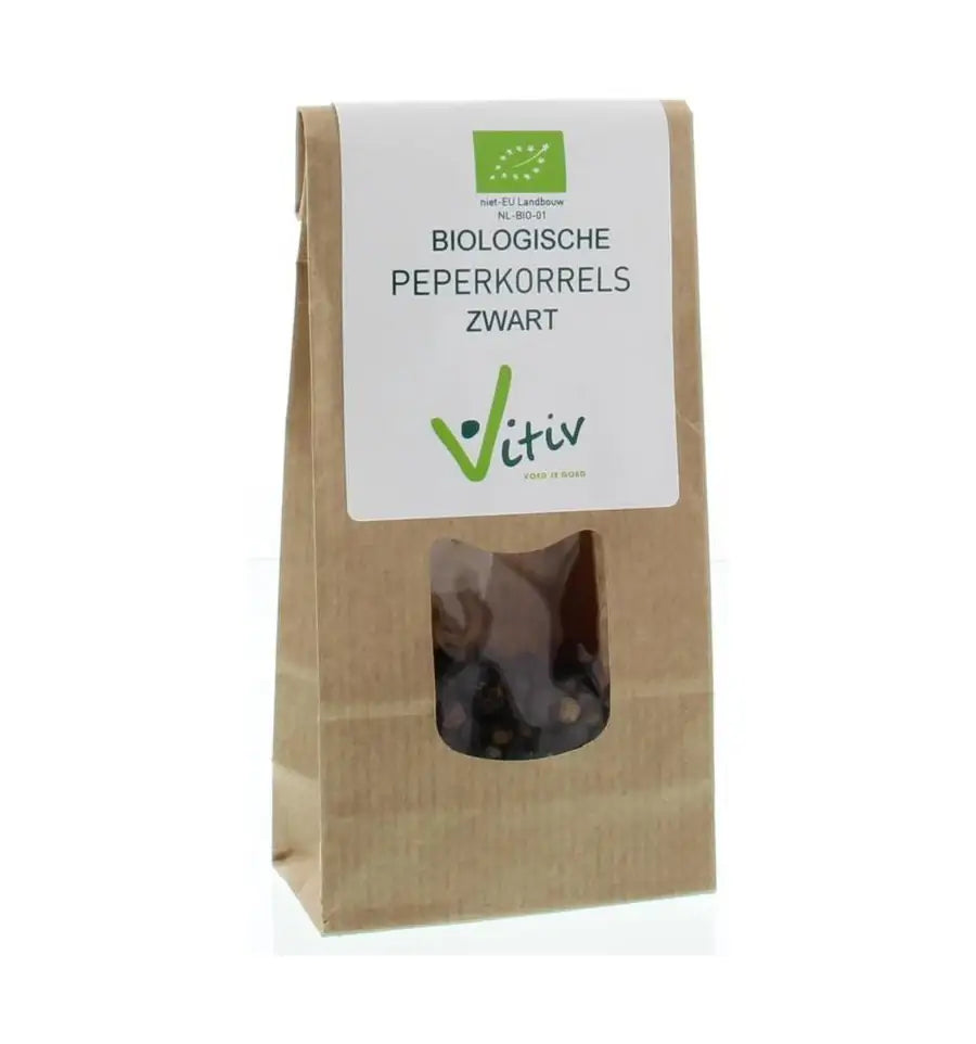 Vitiv Peperkorrels zwart 40 gram