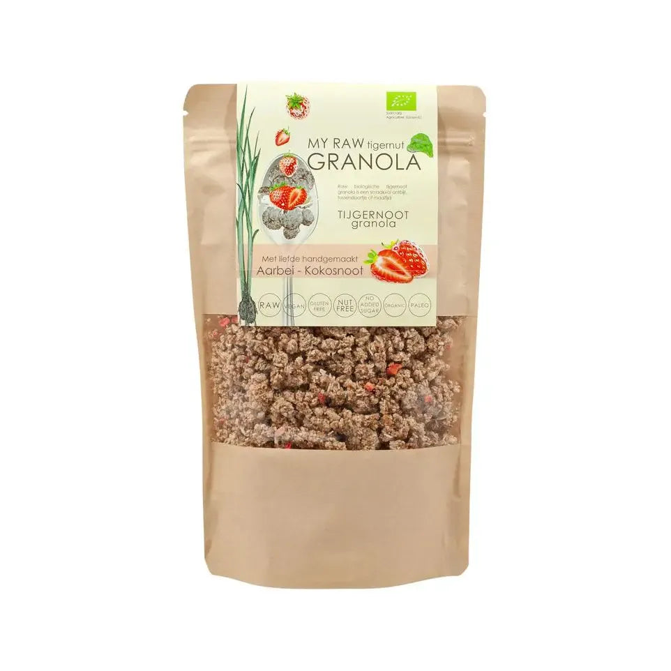 Vitiv Tijgernoot granola aardbei / kokosnoot 230 gram