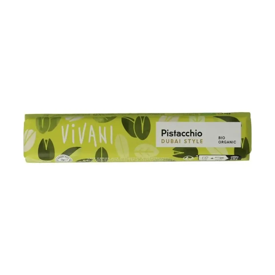 Vivani Pistacchio dubai style biologisch 40 gram