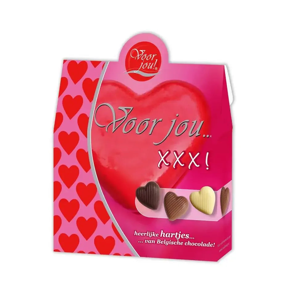 Voor Jou Cadeau doos hartjes XXX 100 gram