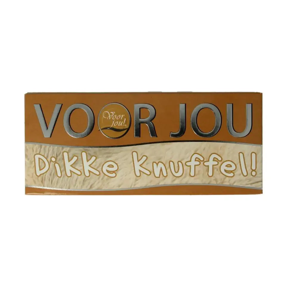 Voor Jou Wensreep melkchocolade! knuffel 70 gram