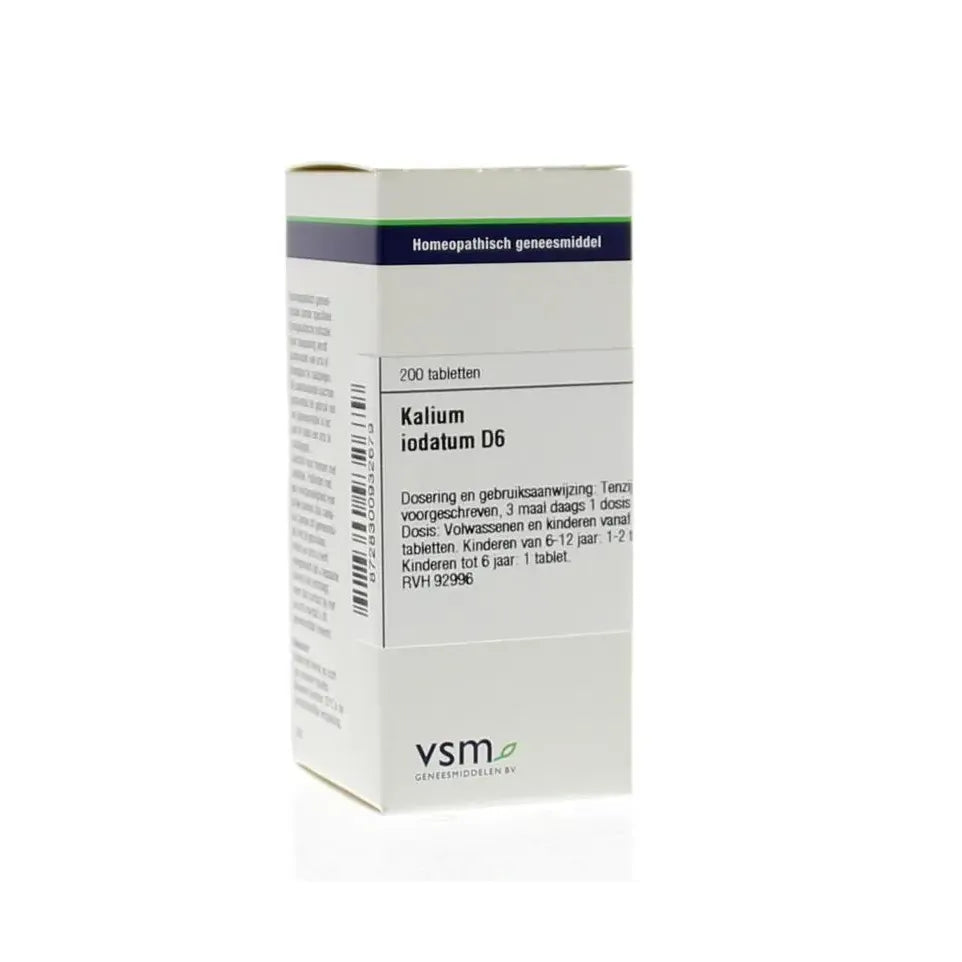 VSM Kalium iodatum D6 200 tabletten