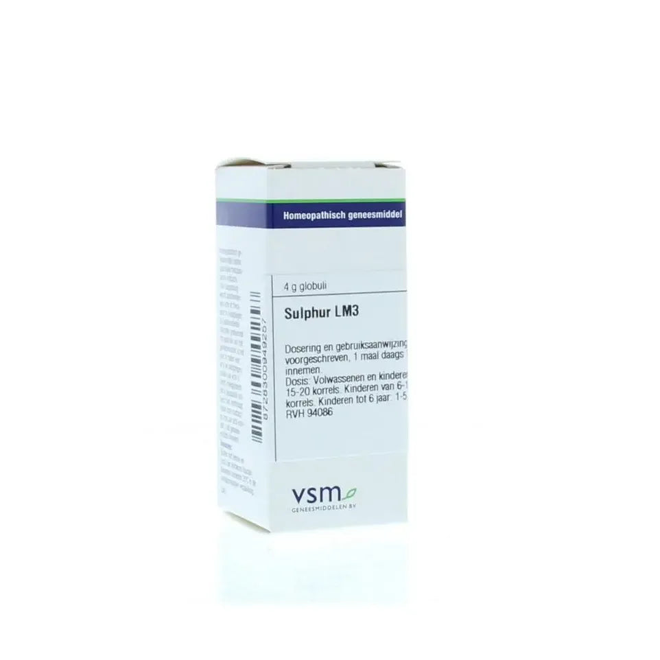 VSM Sulphur LM3 4 gram globuli