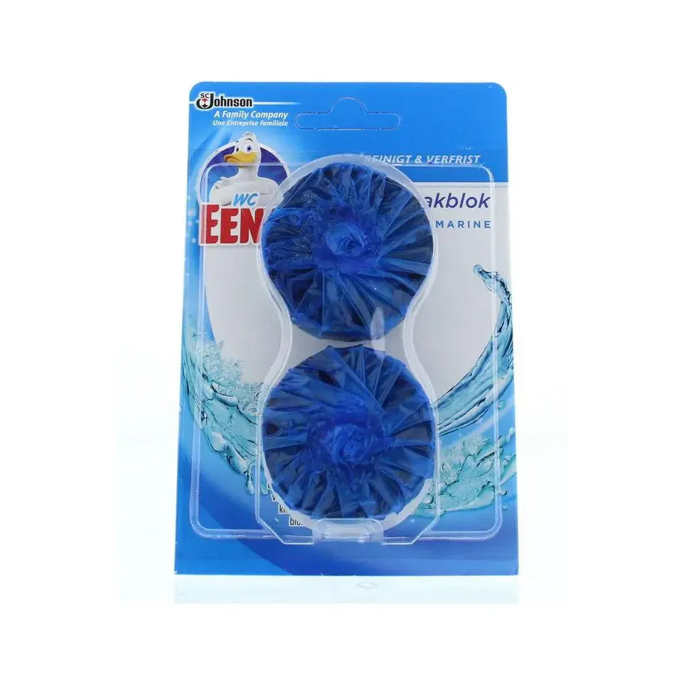 WC Eend Stortbakblok blauw duo 50 gram