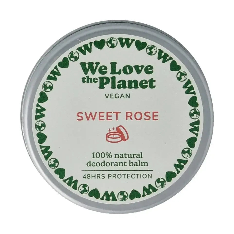 We Love Deodorant balm sweet rose vegan 35 gram