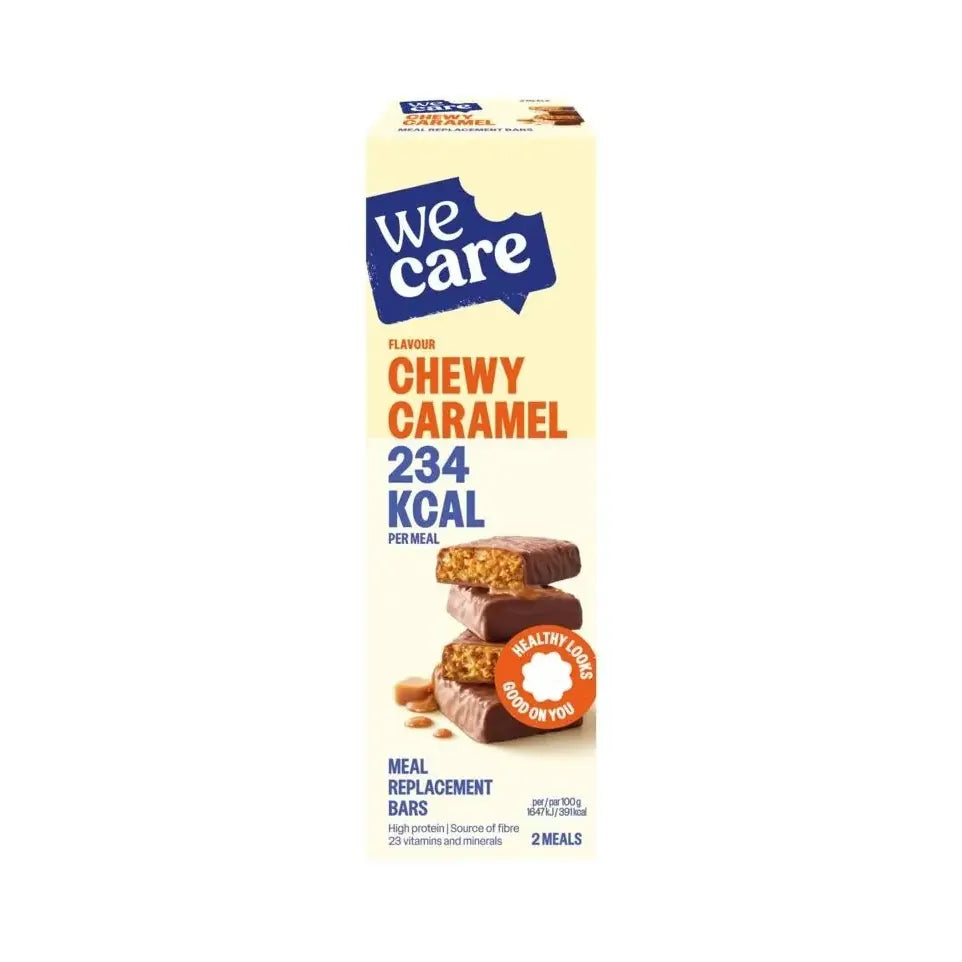 Wecare Bars chewy caramel 120 gram