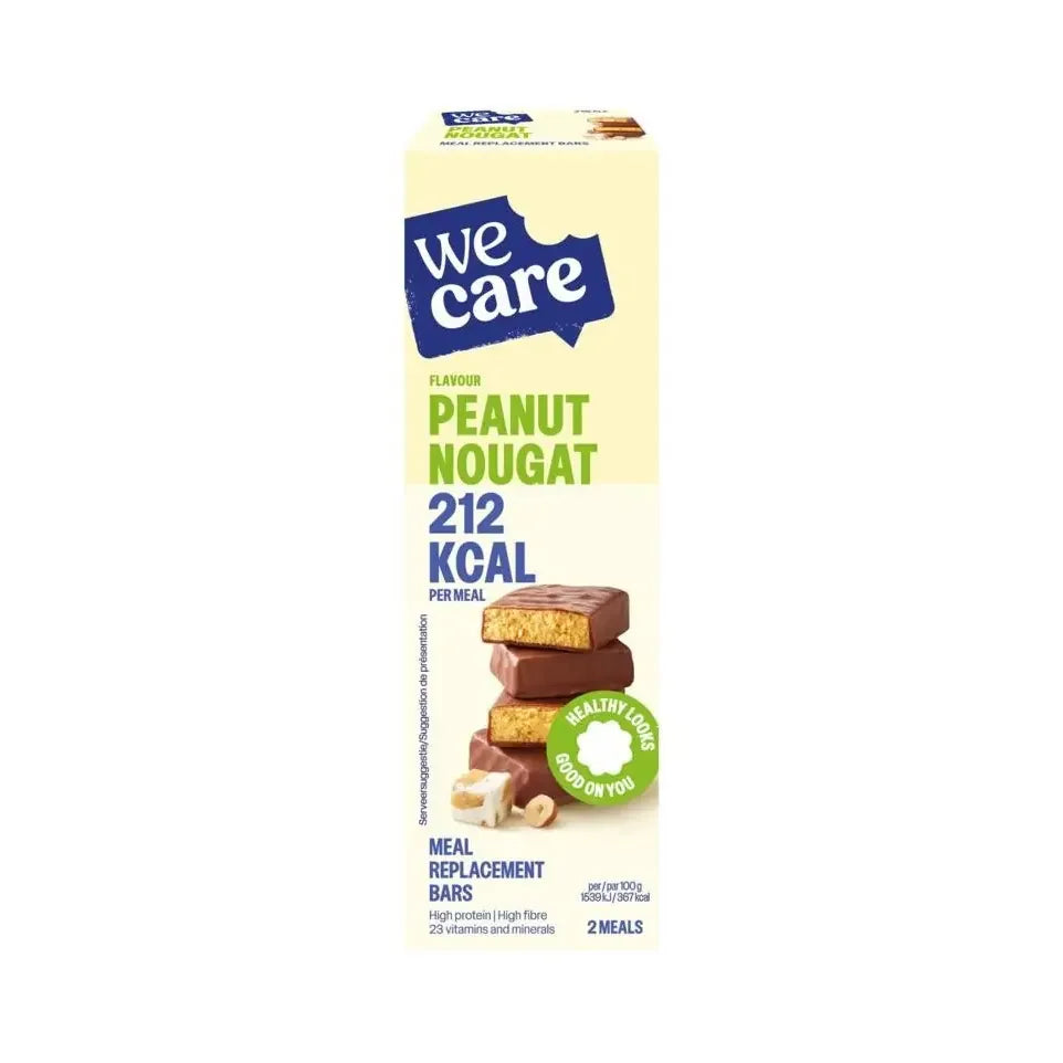 Wecare Bars peanut nougat 116 gram