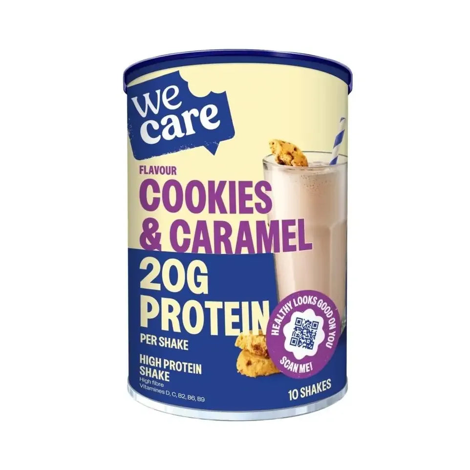 Wecare Shake cookies & caramel 340 gram