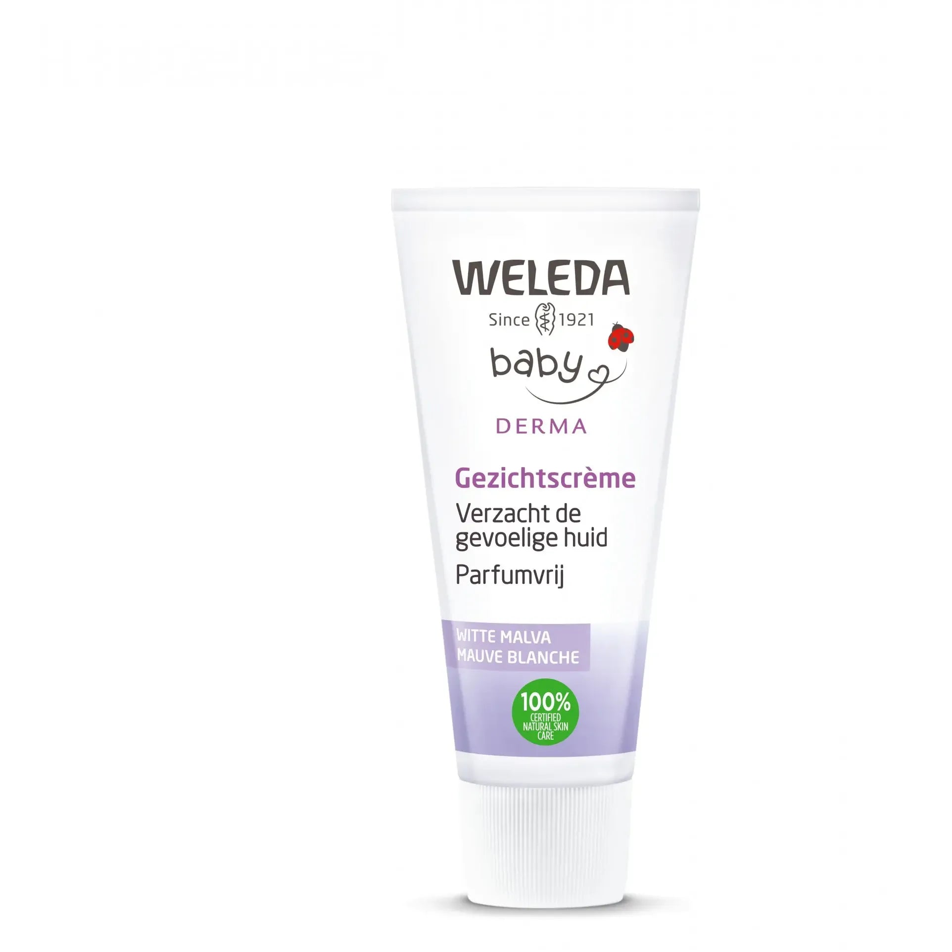Weleda Baby witte malva sensitive gezichtscreme 50 ml