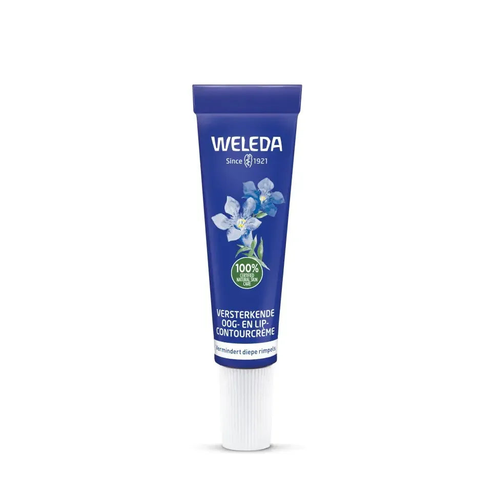 Weleda Blauwe gentaan & edelweiss oog en lipcontourcreme 10 ml