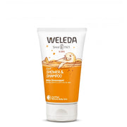 Weleda Kids 2-in-1 shampoo & bodywash blije sinaasappel 150 ml