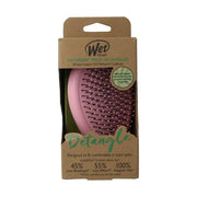 Wetbrush Go green palm detangler pink water