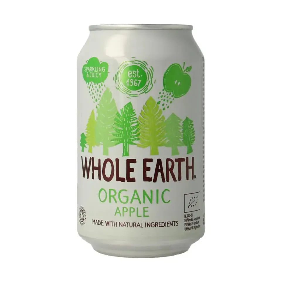 Whole Earth Sparkling apple biologisch 330 ml