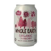Whole Earth Sparkling cranberry biologisch 330 ml