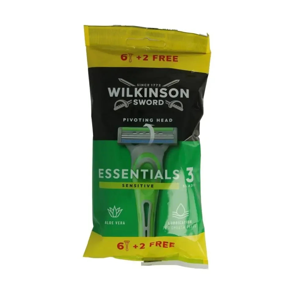 Wilkinson Essential sensitive 6+2 disposable 8 stuks