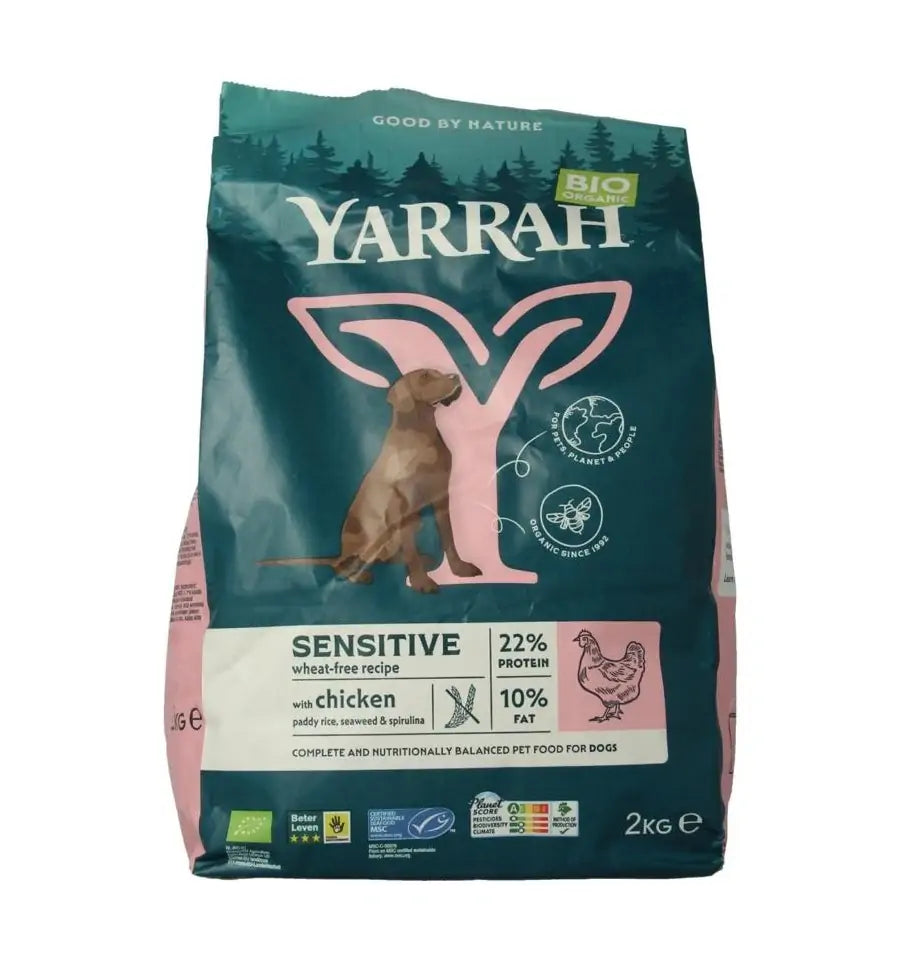 Yarrah Hondenvoer sensitive biologisch MSC 2 kg