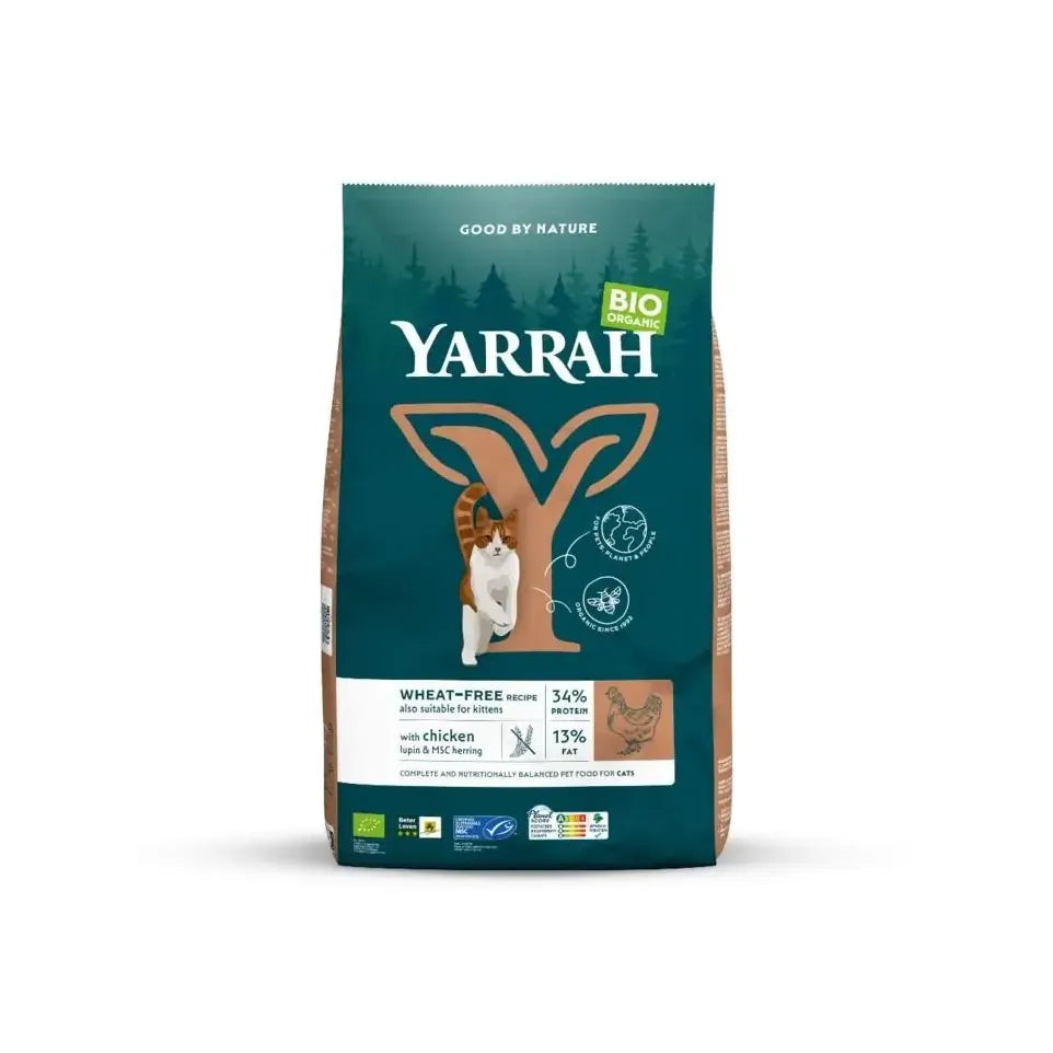 Yarrah Kattenvoer wheat-free biologisch 10 kg