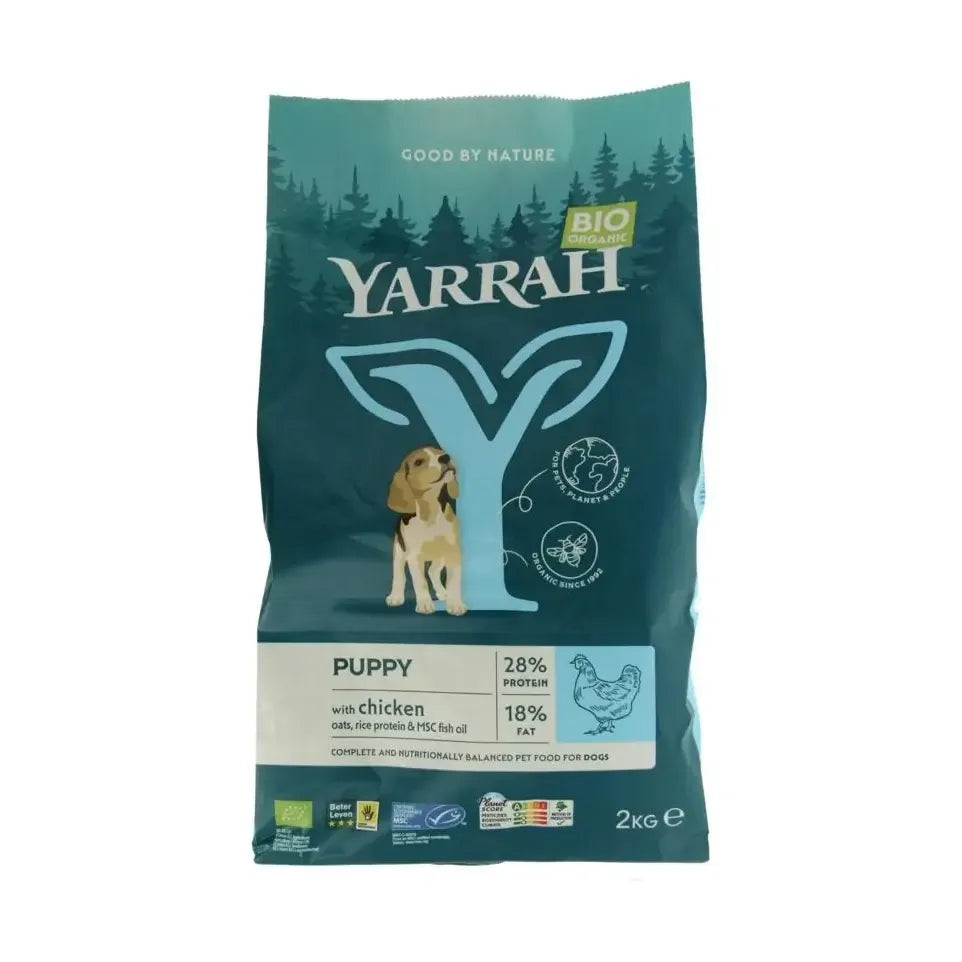 Yarrah Puppy hondenvoer biologisch 2 kg