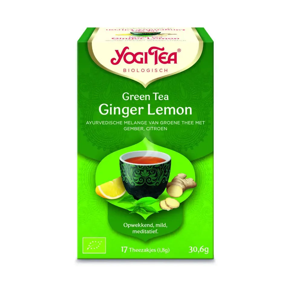 Yogi Tea Green tea ginger lemon 17 zakjes