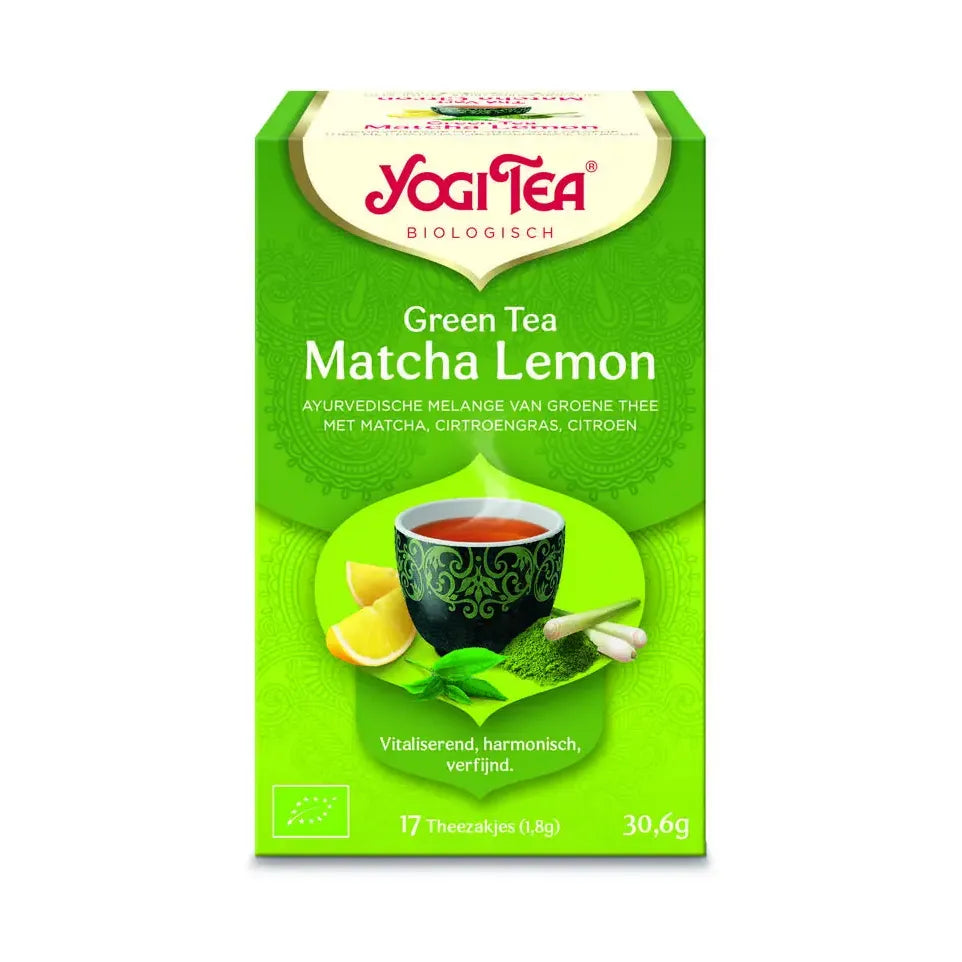 Yogi Tea Green tea matcha lemon 17 zakjes