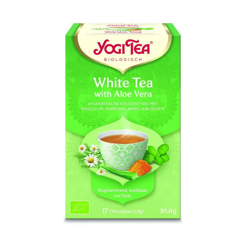 Yogi Tea White tea with aloe vera 17 zakjes