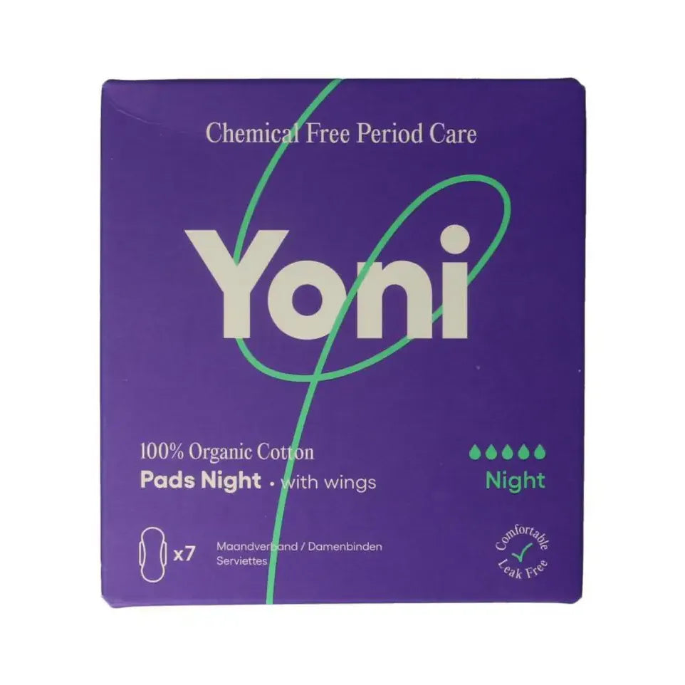 Yoni maandverband night 7 stuks
