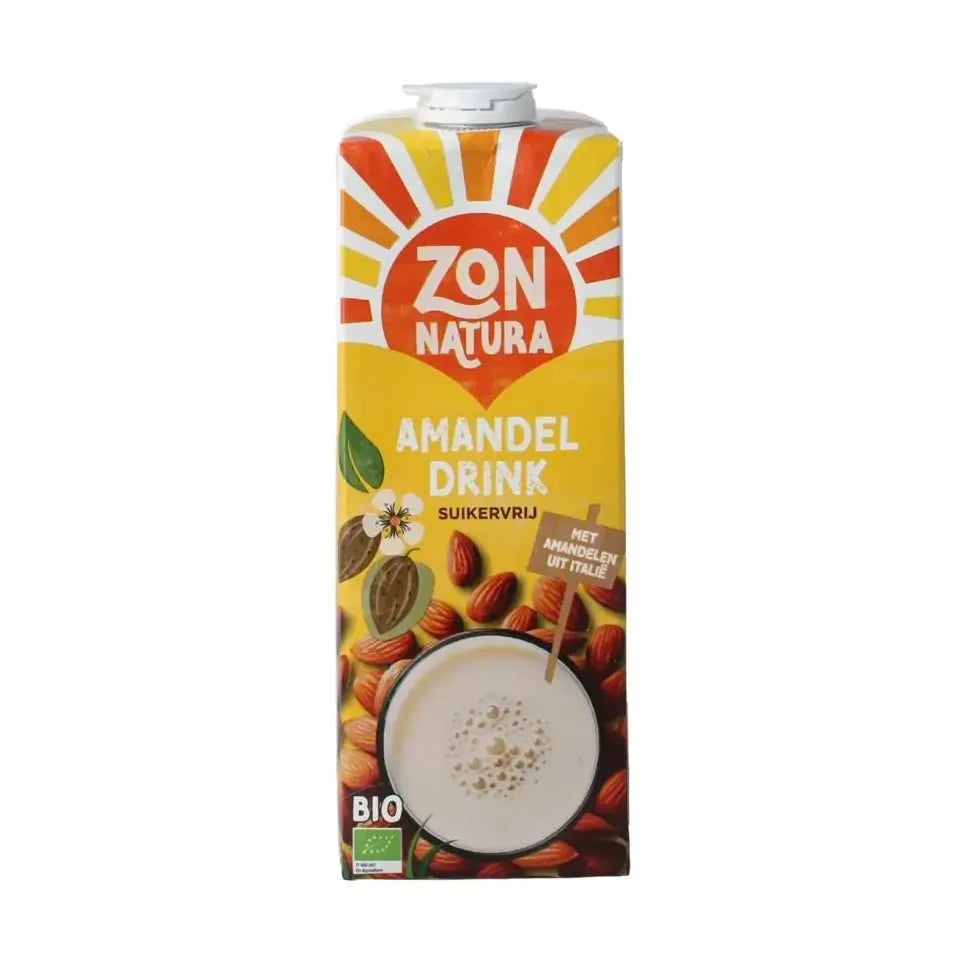 Zonnatura Amandel drink ongezoet 1 liter