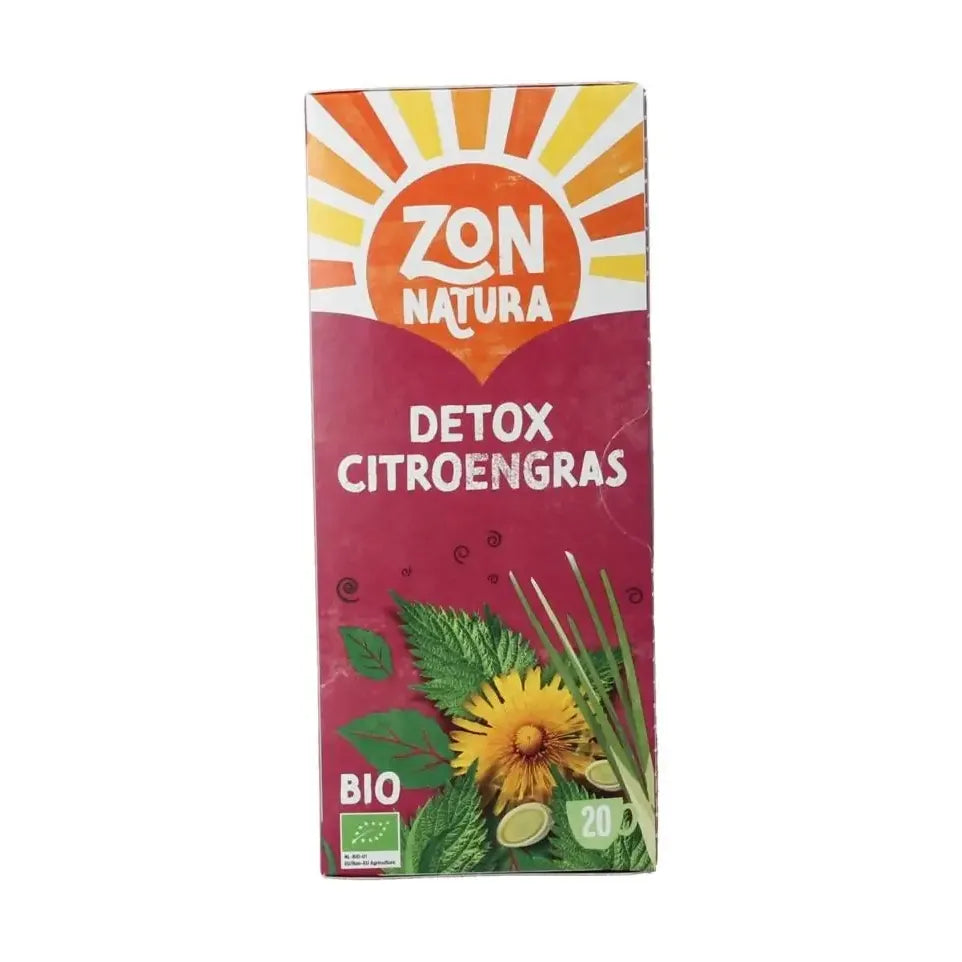 Zonnatura Detox citroengras 20 zakjes