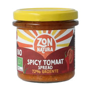 Zonnatura Groentespread spicy tomato 135 gram